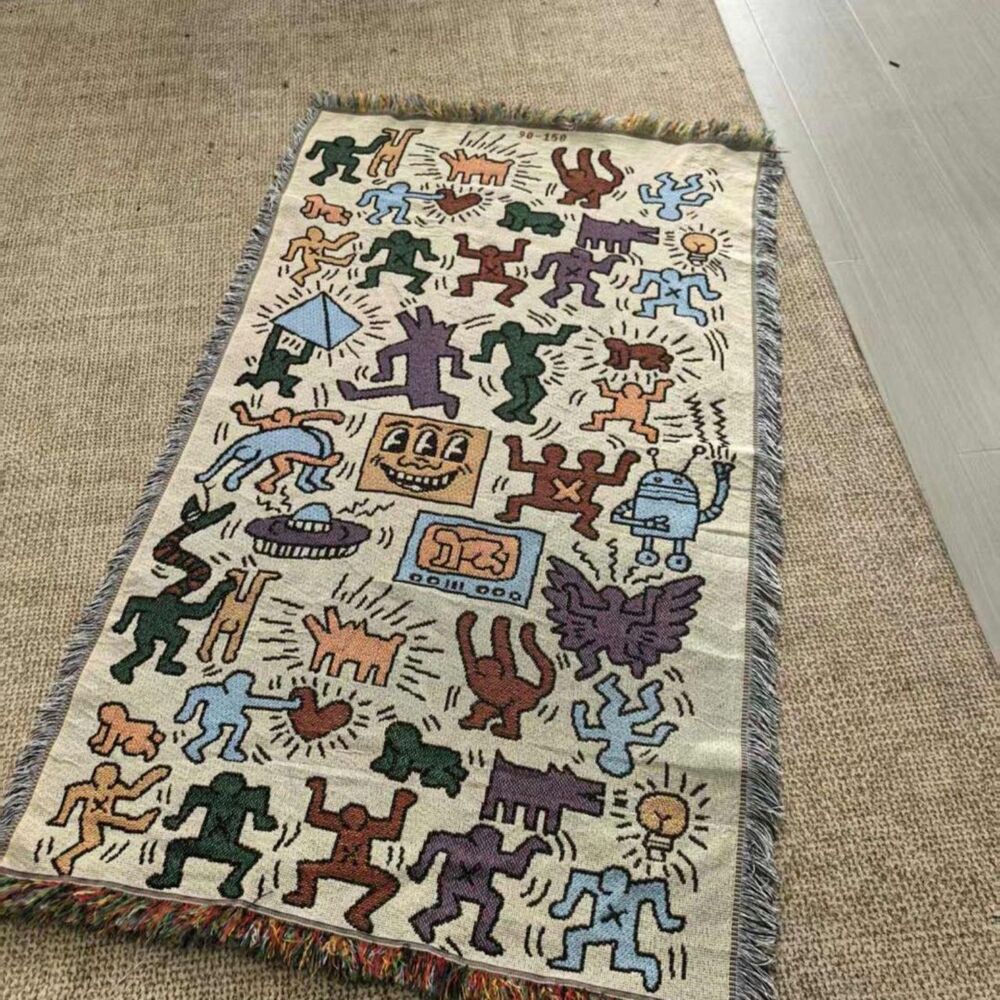 Multi Functional Bohemian Blanket Sofa ket Outdoor Blankets Camping Carpet